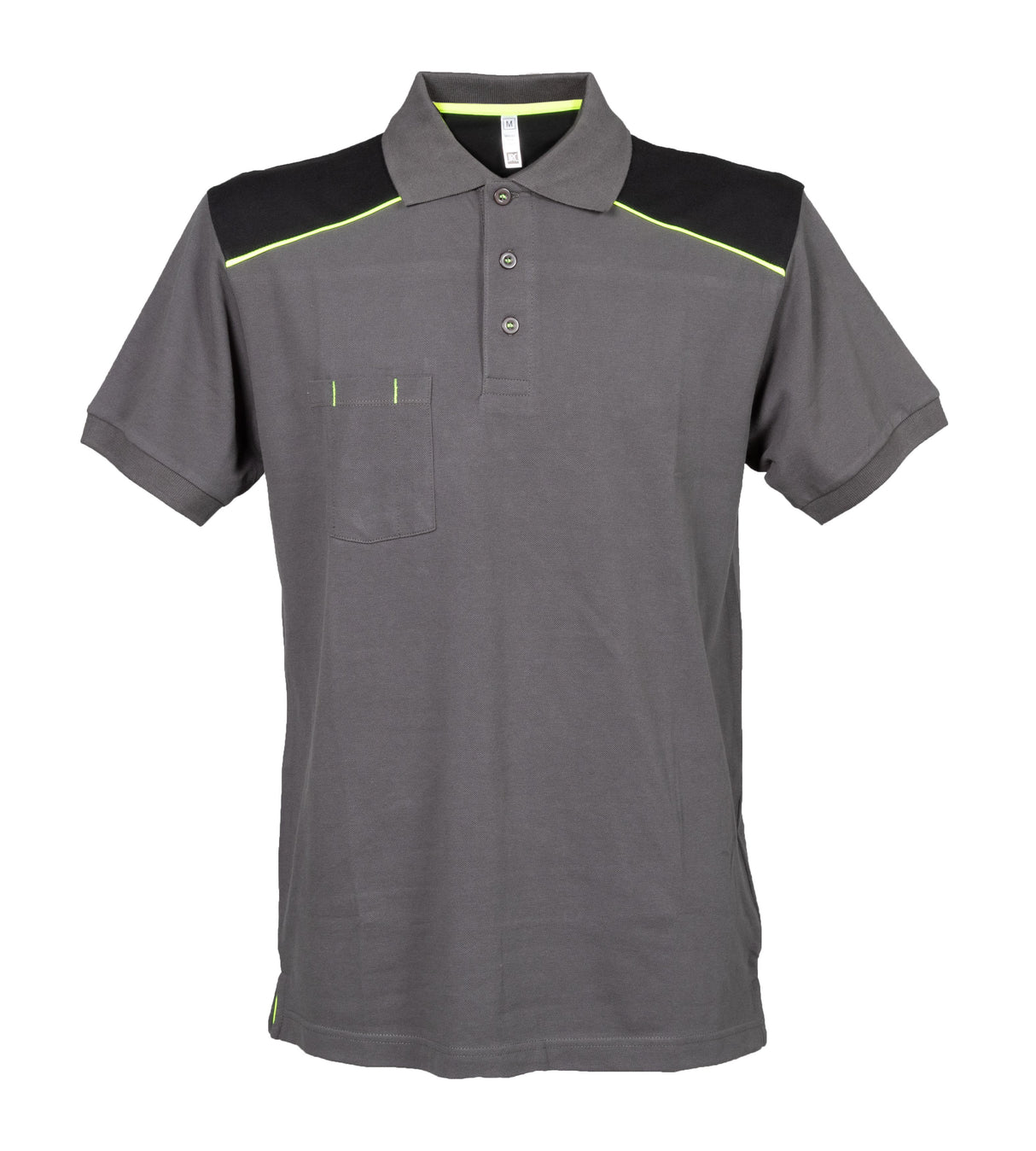 POLO DA LAVORO A MANICA CORTA ELASTICIZZATA JRC BORDEAUX UOMO