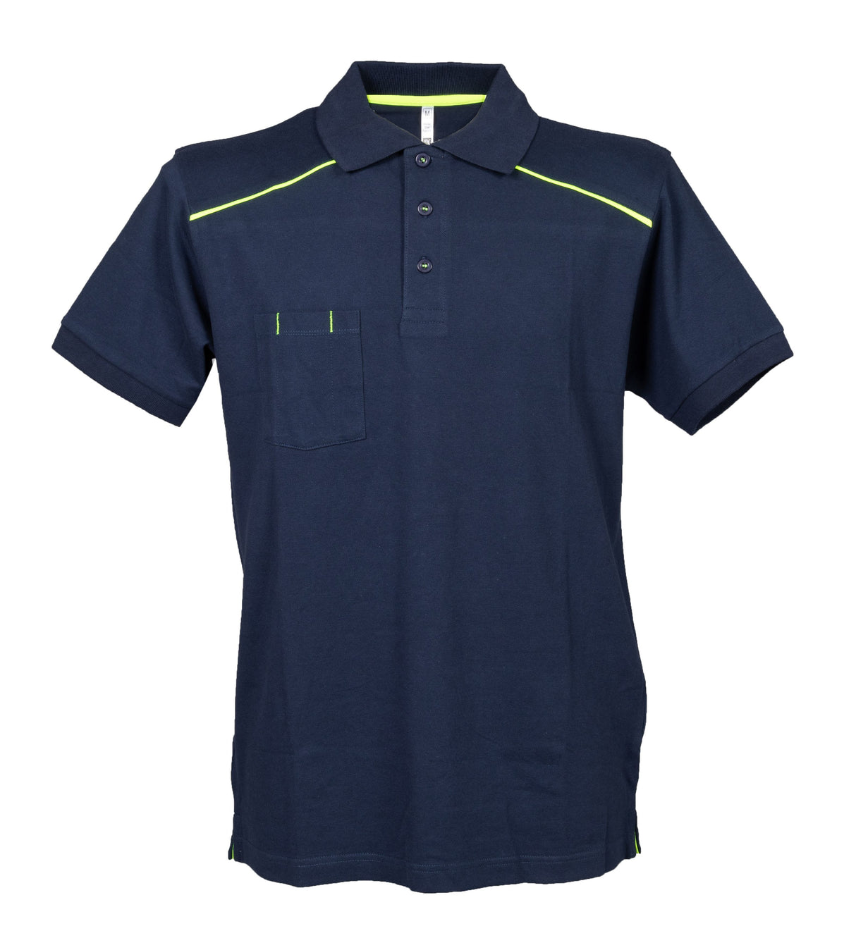 POLO DA LAVORO A MANICA CORTA ELASTICIZZATA JRC BORDEAUX UOMO