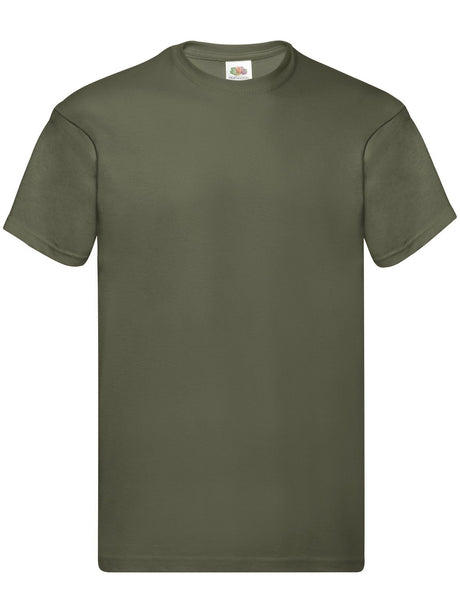 T-SHIRT A MANICA CORTA FRUIT OF THE LOOM ORIGINAL T FR610820 UOMO